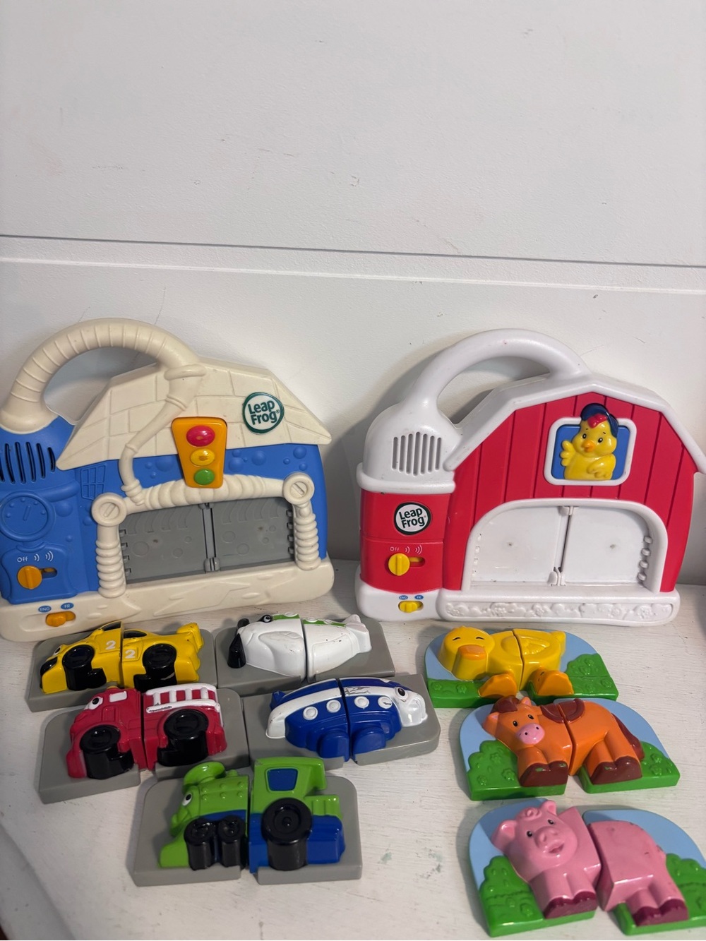 Leap Frog Fridge Farm and transportsiton Magnetic Set